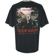 Vintage - Field of Screams Haunted Hunt Club Farm T-Shirt 1990s XX-Large Vintage Retro