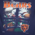 NFL (Lee) - Blue Chicago Bears Big Logo T-Shirt 1995 Large Vintage Retro Football