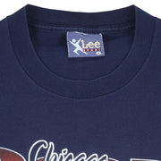 NFL (Lee) - Blue Chicago Bears Big Logo T-Shirt 1995 Large Vintage Retro Football