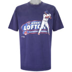 MLB (Pro Player) - Cleveland Indians Kenny Lofton T-Shirt 1990s X-Large Vintage Retro Baseball