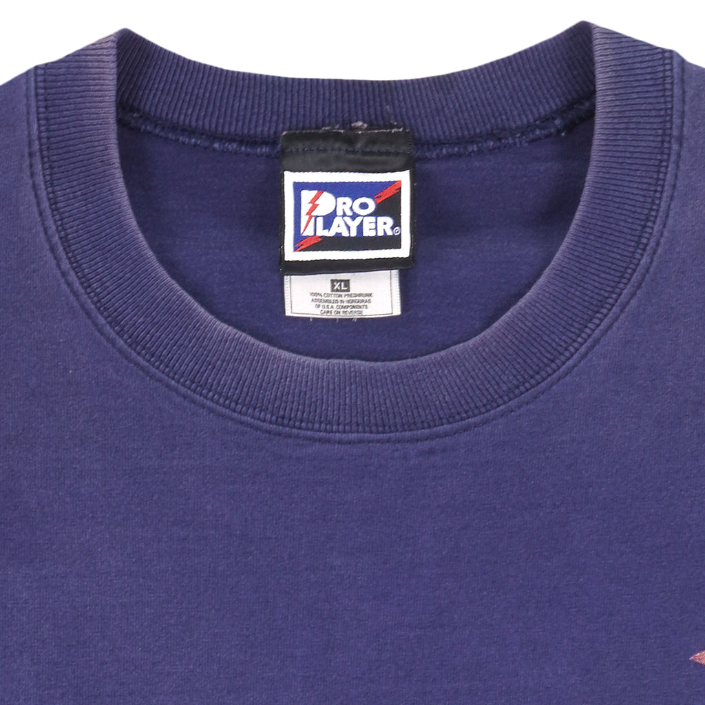 MLB (Pro Player) - Cleveland Indians Kenny Lofton T-Shirt 1990s X-Large Vintage Retro Baseball