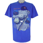MLB (Nutmeg) - Chicago Cubs Locker Room Single Stitch T-Shirt 1990s X-Large