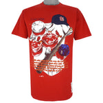 MLB (Nutmeg) - St. Louis Cardinals Locker Room Single Stitch T-Shirt 1990s X-Large