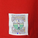 MLB (Nutmeg) - St. Louis Cardinals Single Stitch T-Shirt 1990s X-Large Vintage Retro Baseball