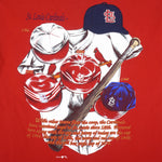 MLB (Nutmeg) - St. Louis Cardinals Single Stitch T-Shirt 1990s X-Large Vintage Retro Baseball