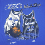 NBA (Nutmeg) - Orlando Magic Single Stitch T-Shirt 1990s Medium Vintage Retro Basketball