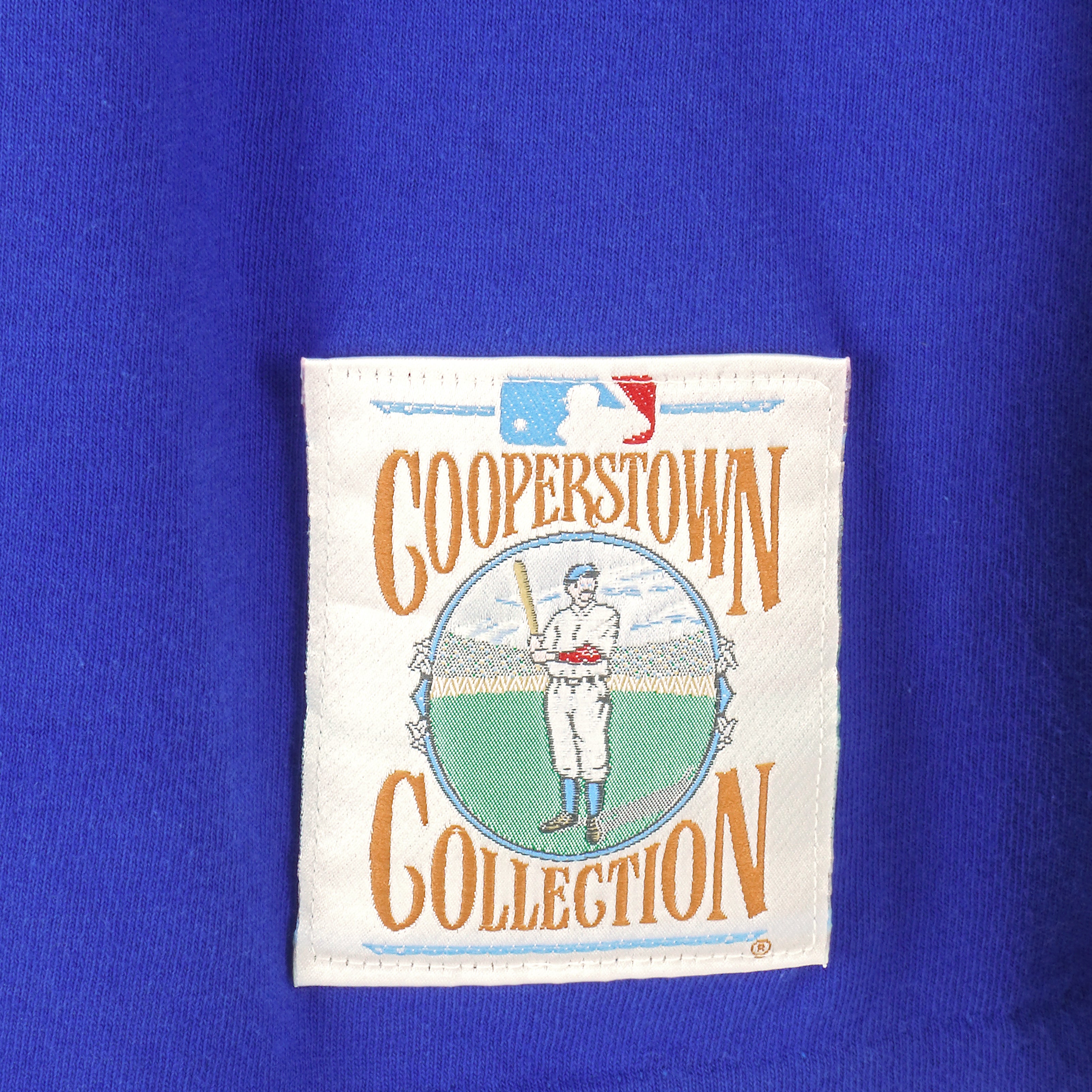 MLB (Nutmeg) - Los Angeles Dodgers Big Logo T-Shirt 1990s X-Large Vintage Retro Baseball