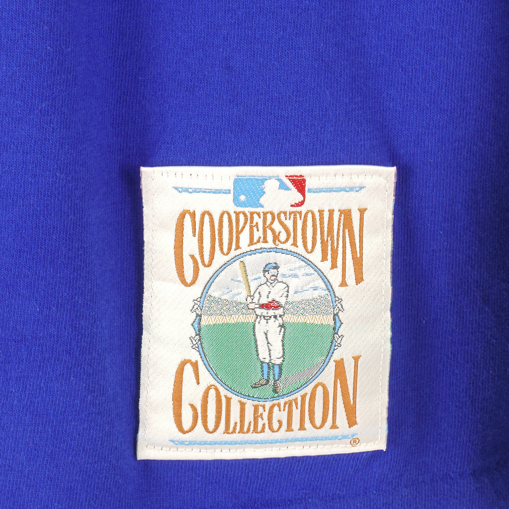 MLB (Nutmeg) - Los Angeles Dodgers Big Logo T-Shirt 1990s X-Large Vintage Retro Baseball