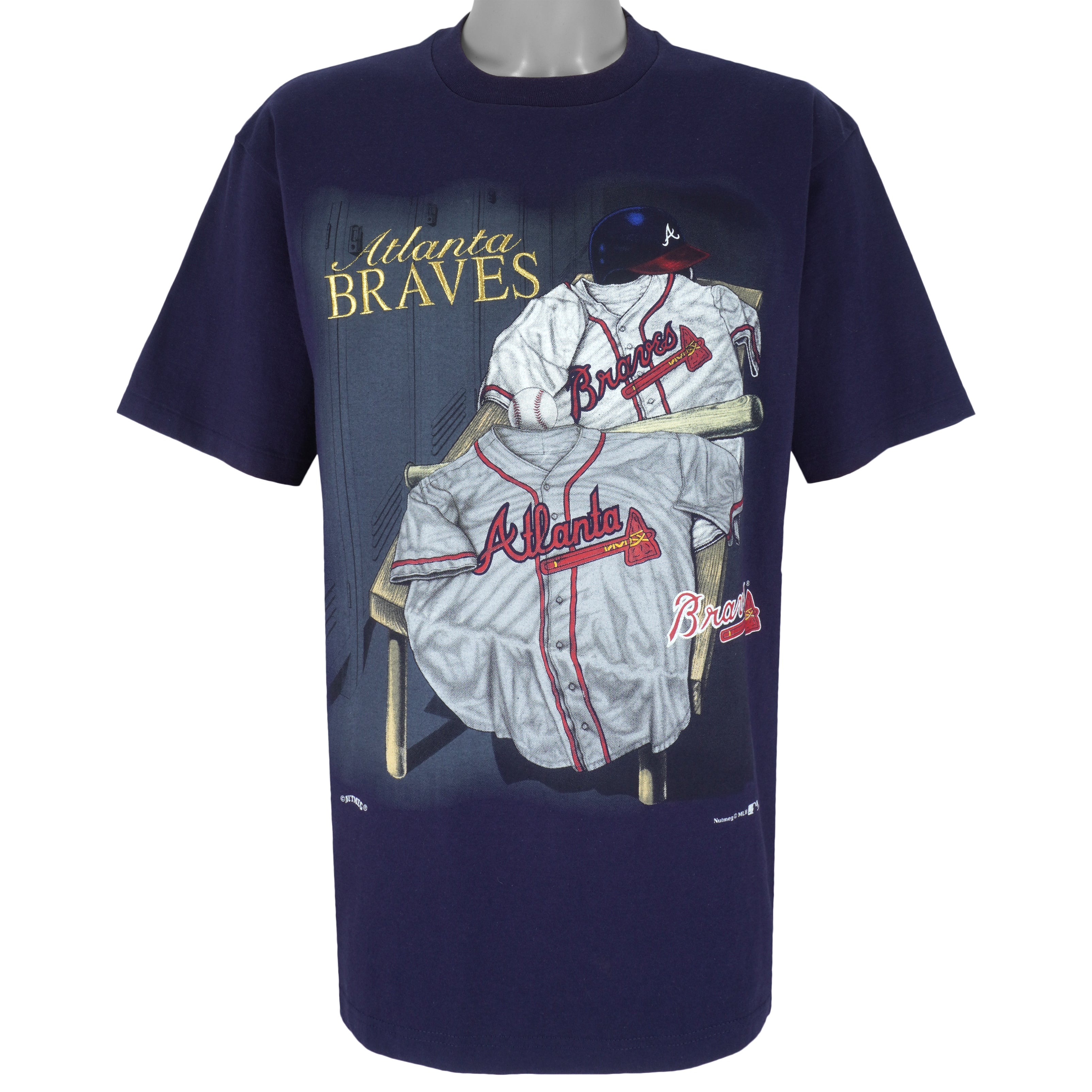 Vintage Atlanta Braves 1995 World Series Champs Salem T-Shirt Sz. L