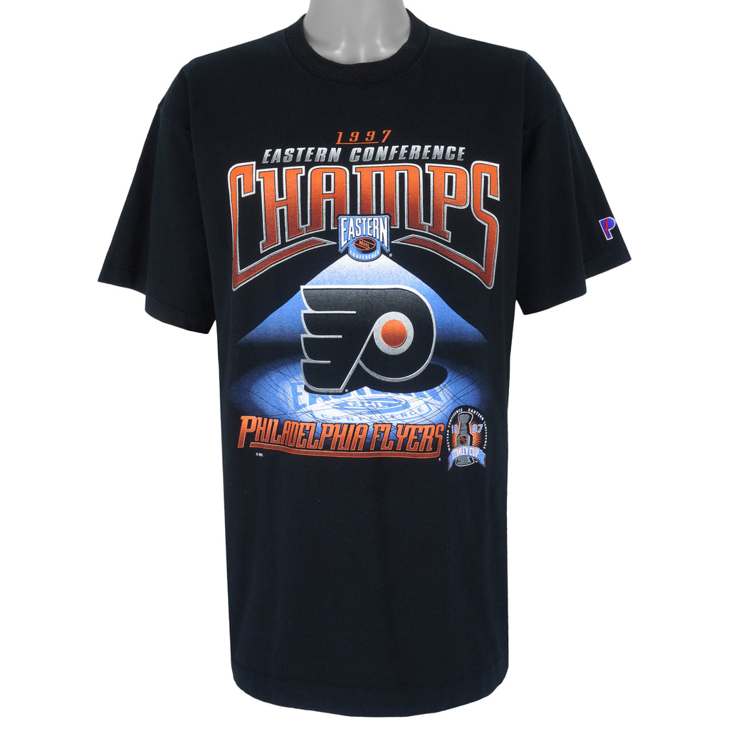 NHL (Pro Player) - Philadelphia Flyers Champs Single Stitch T-Shirt 1997 XX-Large