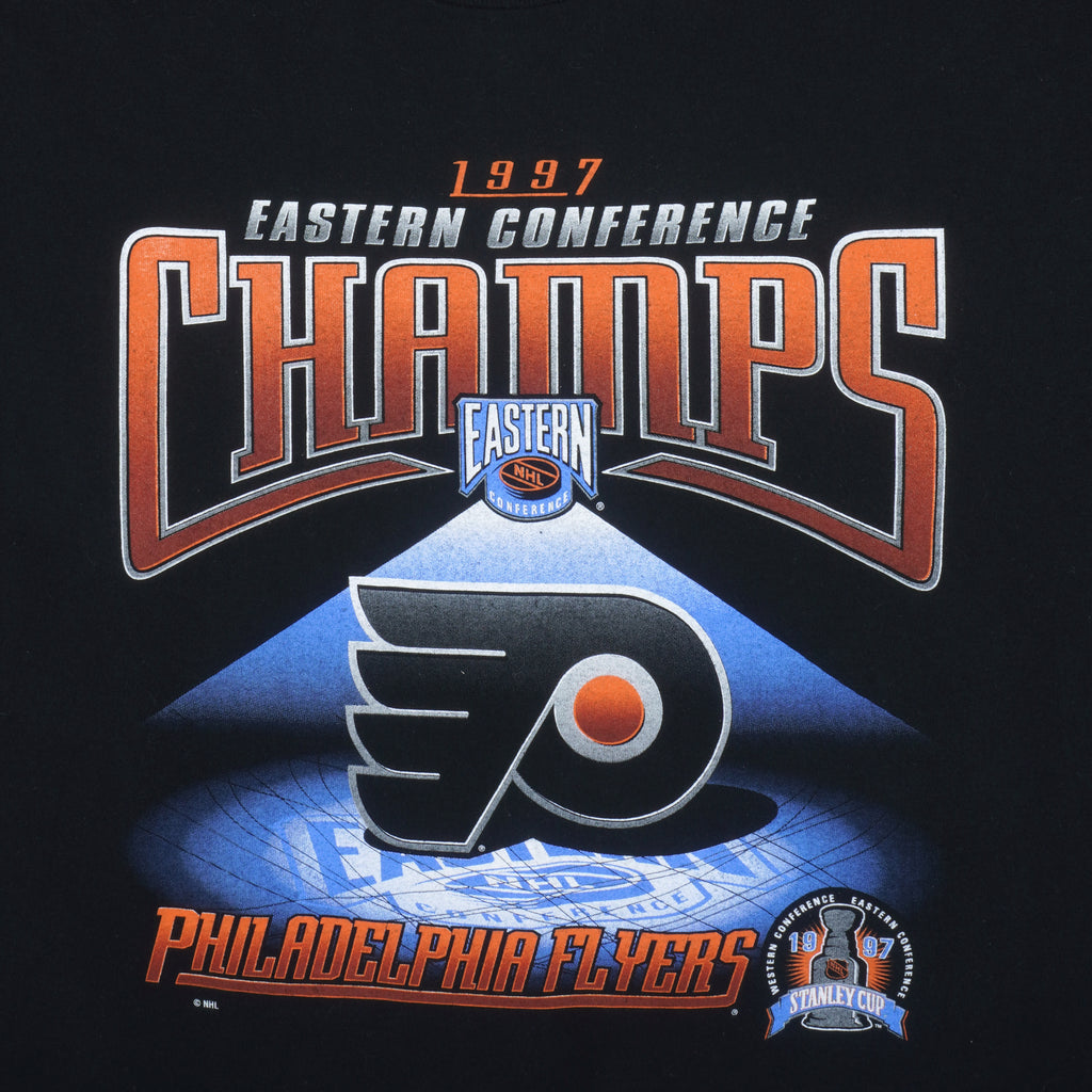 NHL (Pro Player) - Philadelphia Flyers Champs Single Stitch T-Shirt 1997 XX-Large