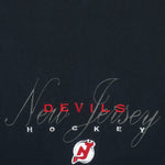 NHL - New Jersey Devils Embroidered Single Stitch T-Shirt 1990s X-Large Vintage Retro Hockey