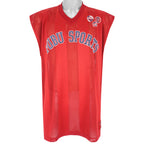 FUBU - Red Fubu Sports League 05 Jersey 1990s XX-Large Vintage Retro