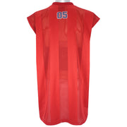 FUBU - Red Fubu Sports League 05 Jersey 1990s XX-Large Vintage Retro
