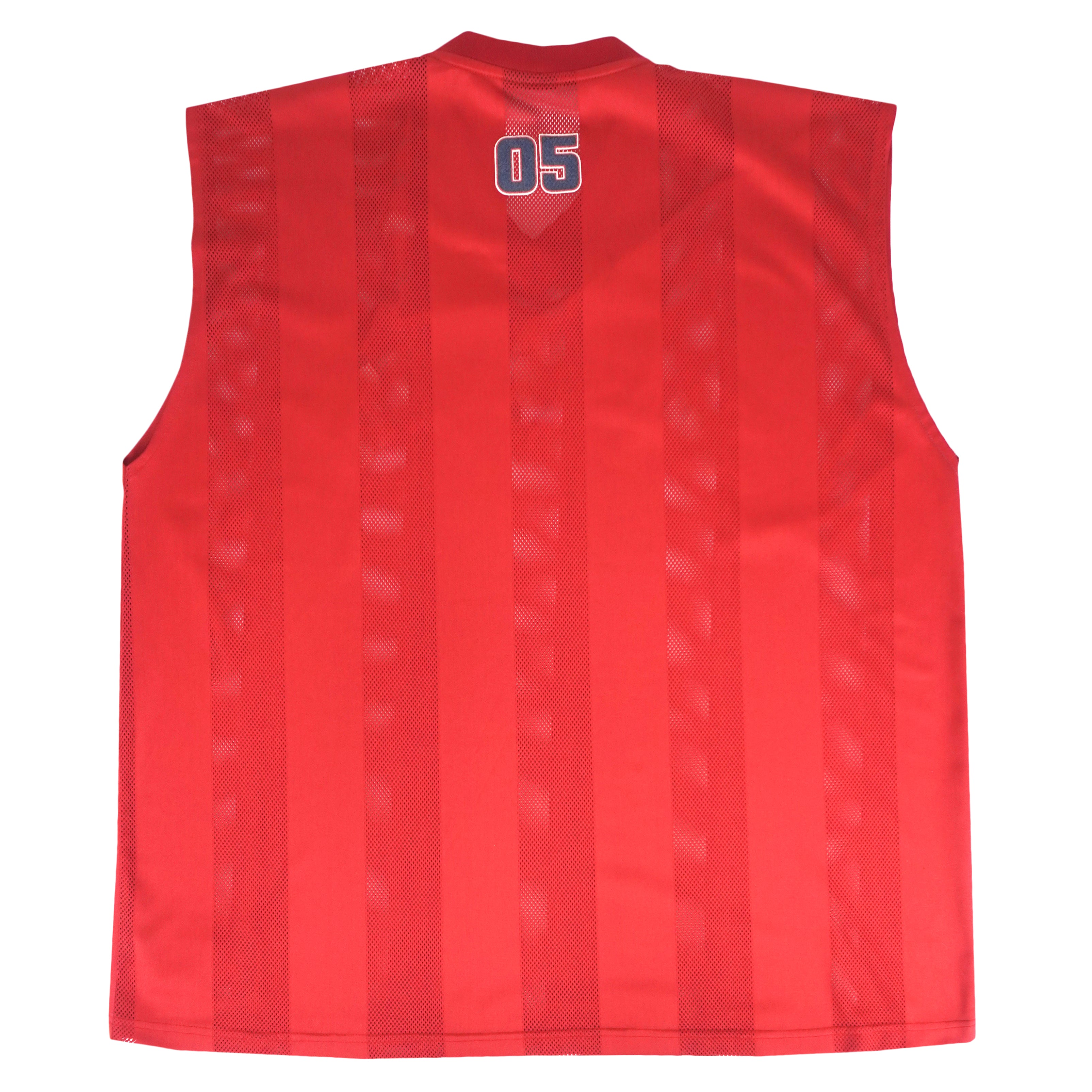 FUBU - Red Fubu Sports League 05 Jersey 1990s XX-Large Vintage Retro