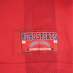 FUBU - Red Fubu Sports League 05 Jersey 1990s XX-Large Vintage Retro