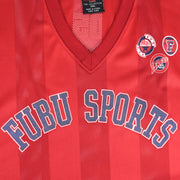 FUBU - Red Fubu Sports League 05 Jersey 1990s XX-Large Vintage Retro
