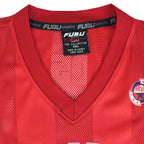 FUBU - Red Fubu Sports League 05 Jersey 1990s XX-Large Vintage Retro