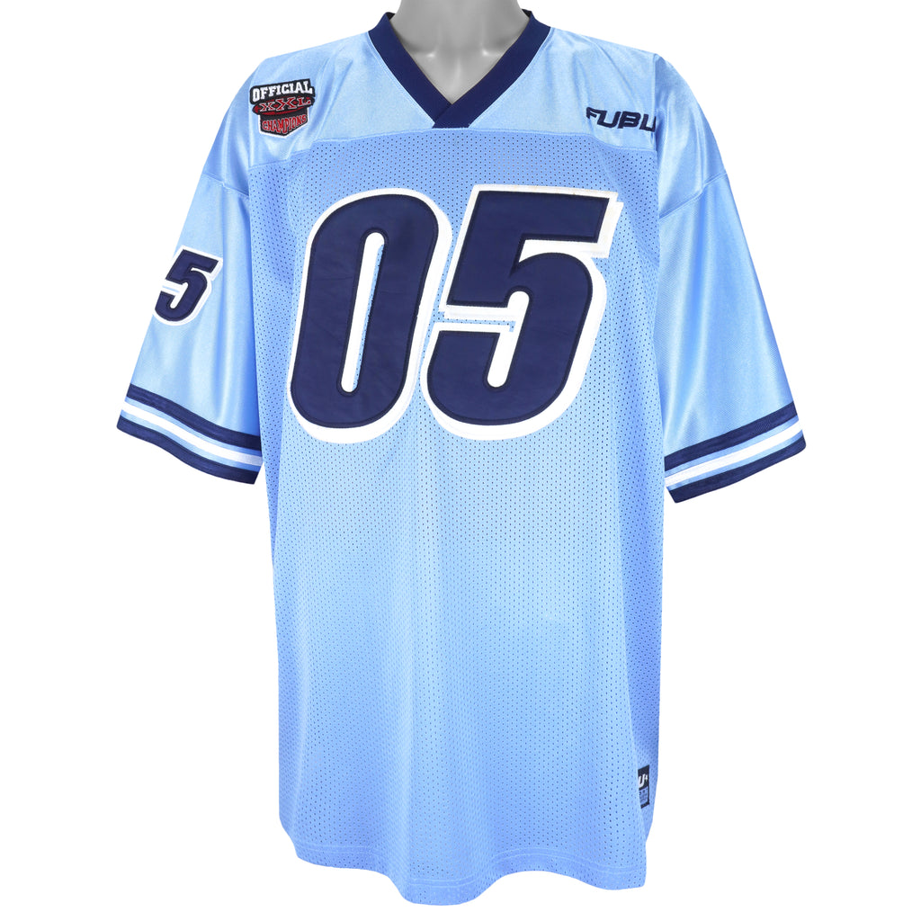 FUBU - Blue Official Champions 05 Jersey 1990s 3X-Large Vintage Retro