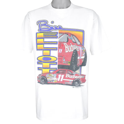 NASCAR - Bill Elliott Budweiser Single Stitch T-Shirt 1990s X-Large