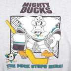 NHL (Nutmeg) - Mighty Ducks, The Puck Stop Here T-Shirt 1990s Large Vintage Retro Hockey
