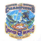 Starter - Denver Broncos AFC Champions T-Shirt 1999 X-Large Vintage Retro Football