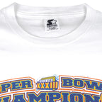 Starter - Denver Broncos AFC Champions T-Shirt 1999 X-Large Vintage Retro Football