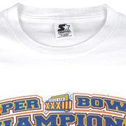 Starter - Denver Broncos AFC Champions T-Shirt 1999 X-Large Vintage Retro Football