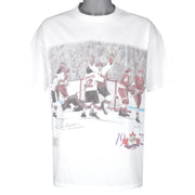 Vintage (Hanes) - Team Canada Paul Henderson Summit Series Anniversary T-Shirt 1990s X-Large Vintage Retro Hockey