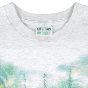 Vintage - Wolf Victoria Canada Single Stitch T-Shirt 1990s Small Vintage Retro