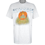 NBA (Artex) - Denver Nuggets Basketball Big Logo T-Shirt 1990s X-Large Vintage Retro