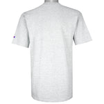 Champion - New York Yankees Embroidered Single Stitch T-Shirt 1990s Large Vintage Retro Baseball