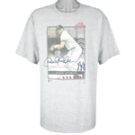 MLB (Lee) - New York Yankees Derek Jeter T-Shirt 1990s X-Large Vintage Retro Baseball