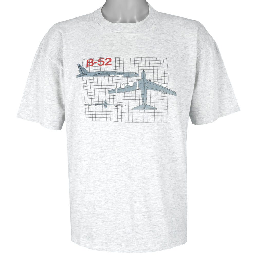 Vintage (Jostens) - Boeing B-52 Stratofortress T-Shirt 1990s Large Vintage Retro