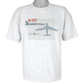 Vintage (Jostens) - Boeing B-52 Stratofortress T-Shirt 1990s Large Vintage Retro