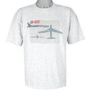 Vintage (Jostens) - Boeing B-52 Stratofortress T-Shirt 1990s Large Vintage Retro