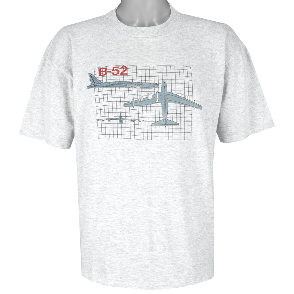 Vintage (Jostens) - Boeing B-52 Stratofortress T-Shirt 1990s Large Vintage Retro