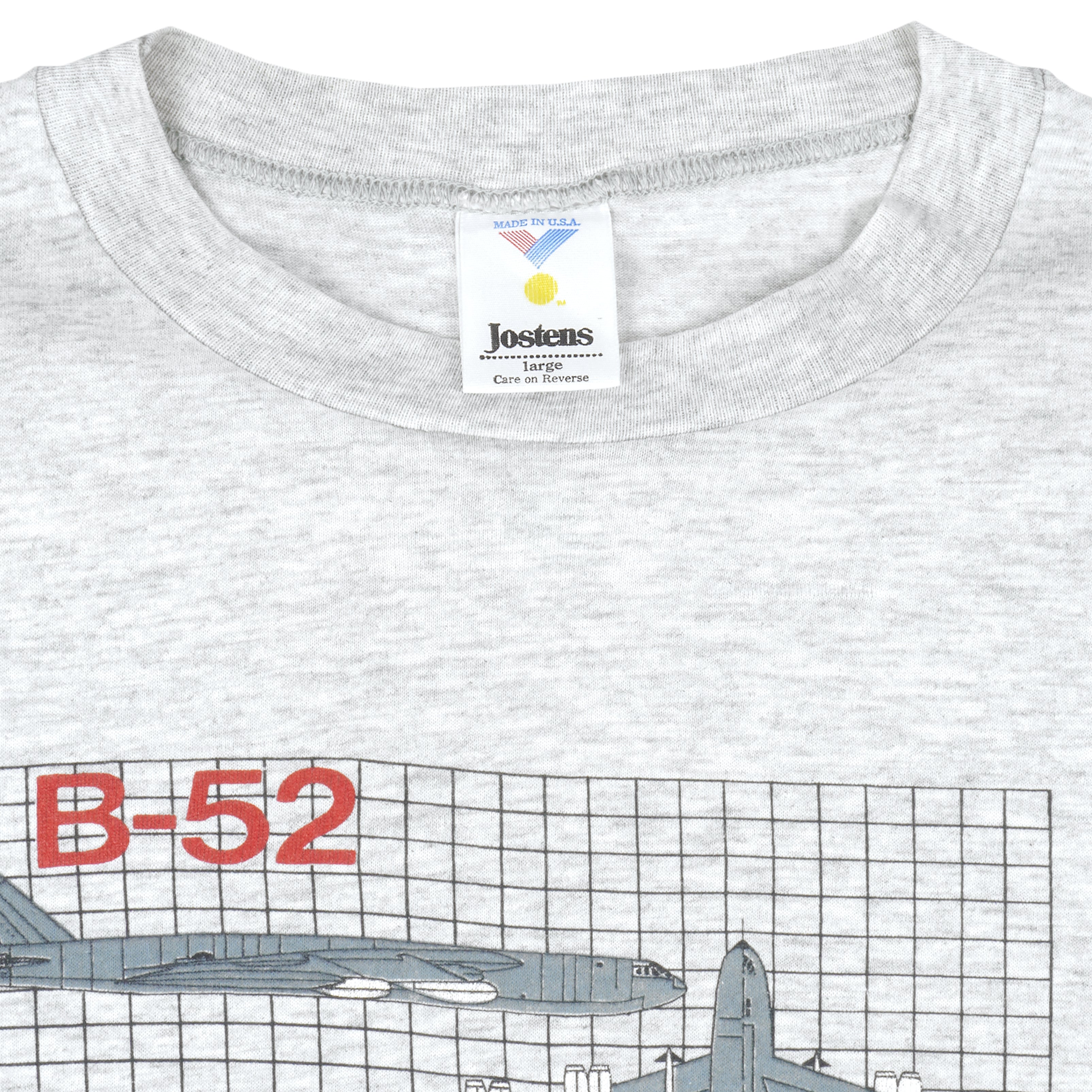 Vintage (Jostens) - Boeing B-52 Stratofortress T-Shirt 1990s Large Vintage Retro