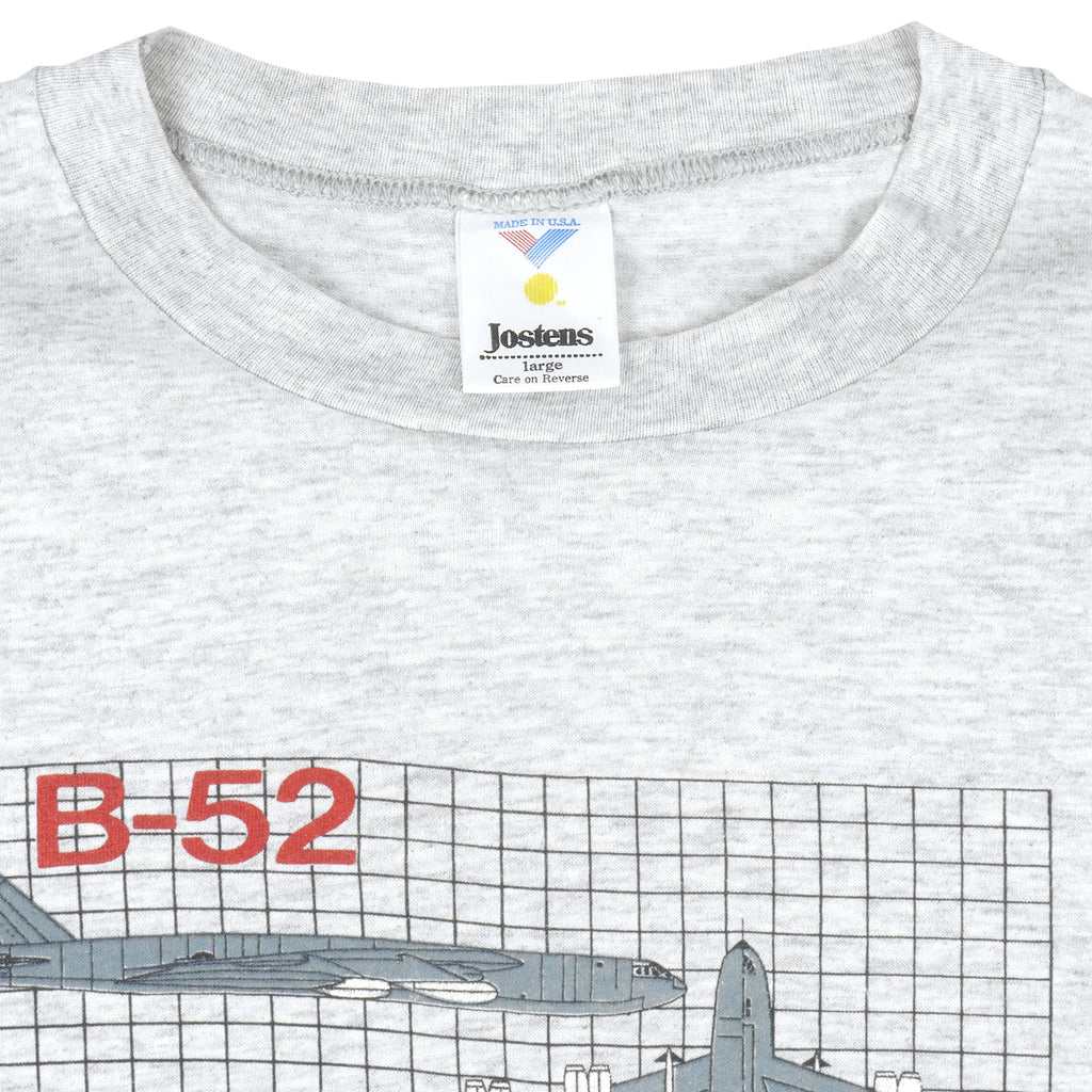 Vintage (Jostens) - Boeing B-52 Stratofortress T-Shirt 1990s Large Vintage Retro