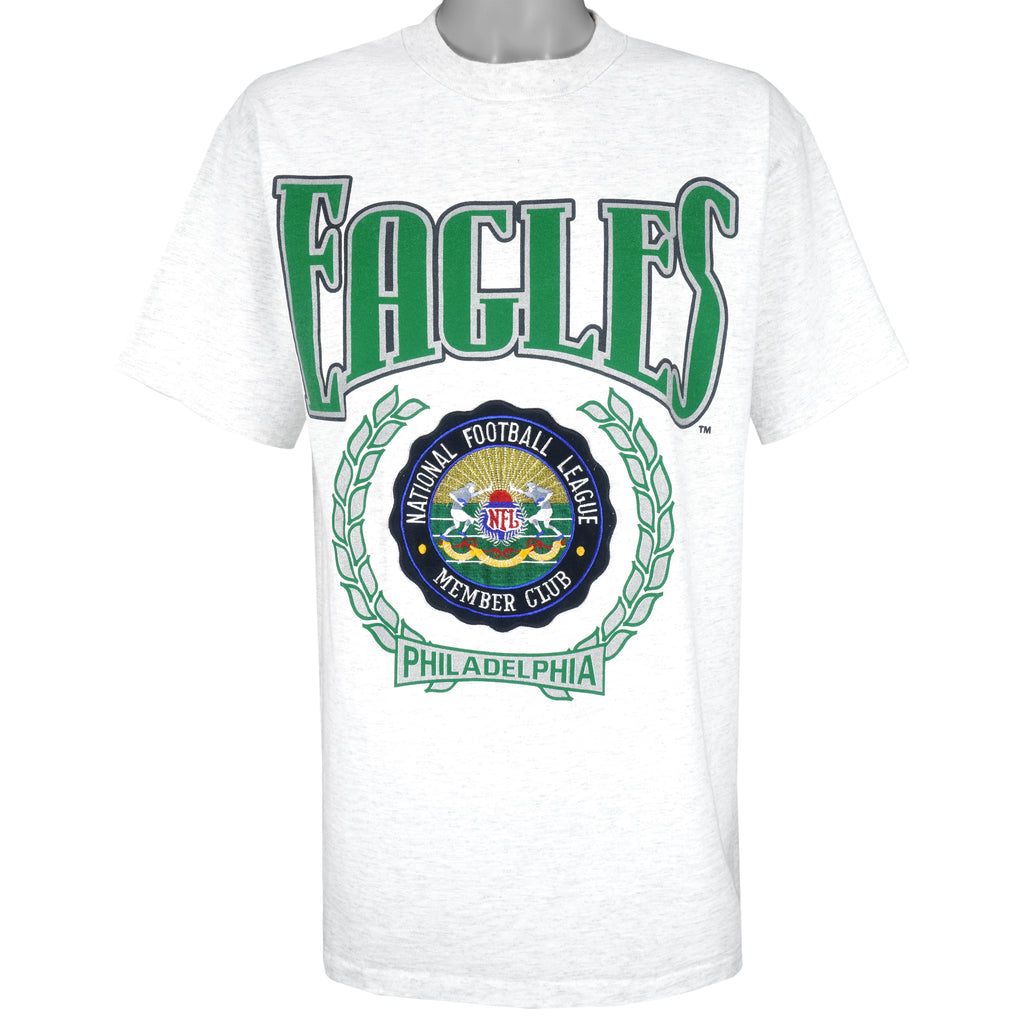 NFL (Home Team) - Philadelphia Eagles Single Stitch T-Shirt 1990s X-Large Vintage Retro Football