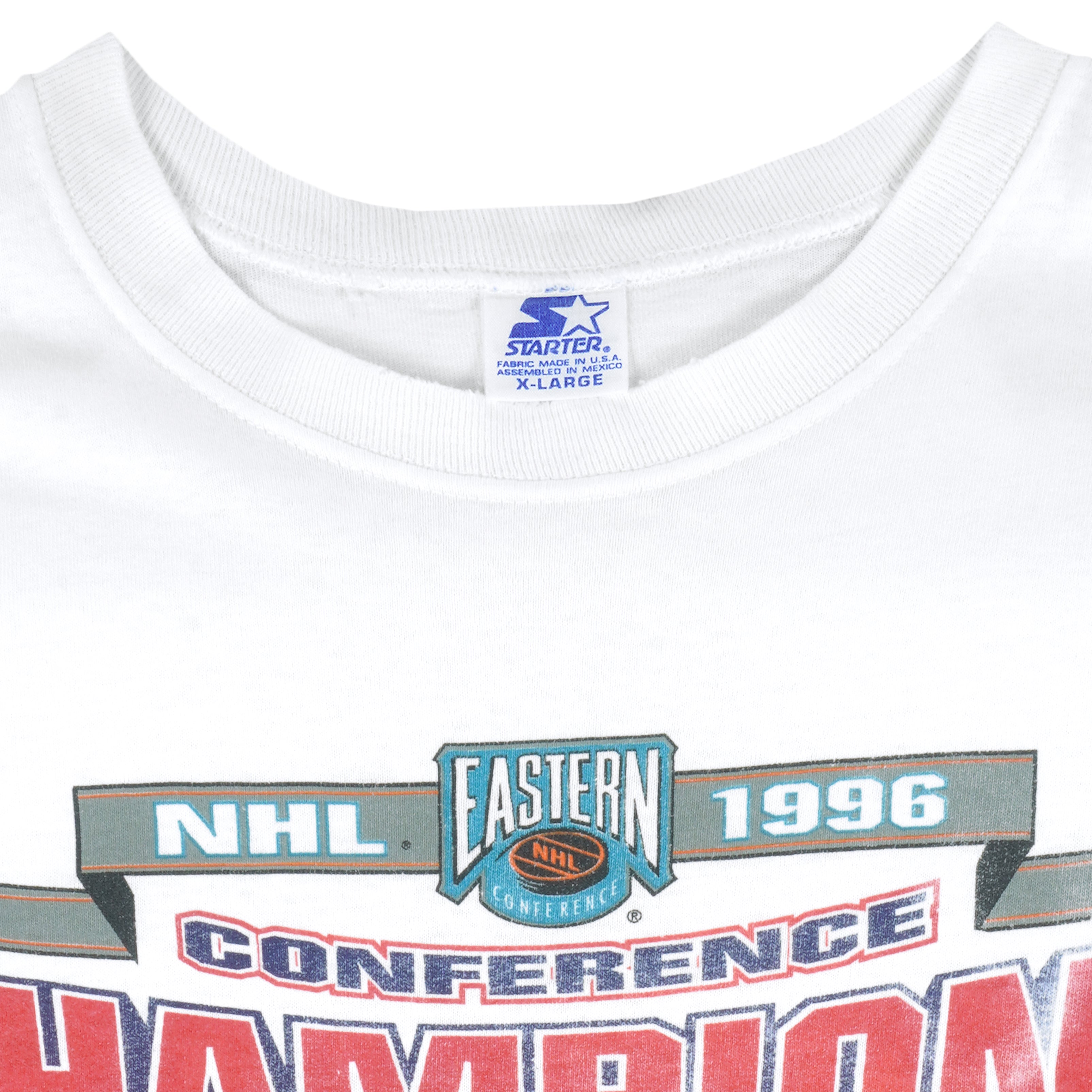 Starter - Florida Panthers Champs T-Shirt 1996 X-Large Vintage Retro Hockey