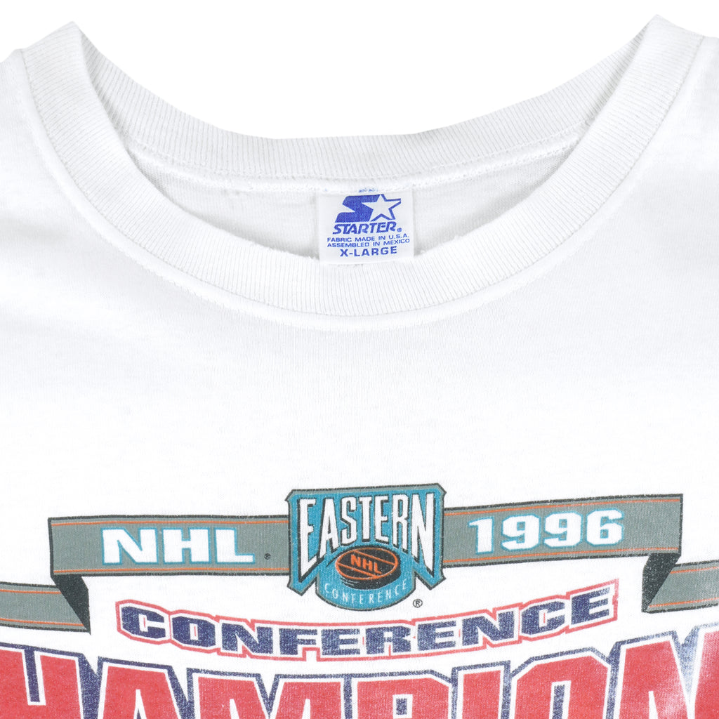 Starter - Florida Panthers Champs T-Shirt 1996 X-Large Vintage Retro Hockey