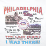 MLB - Philadelphia Veterans Stadium T-Shirt 2003 X-Large Vintage Retro Baseball
