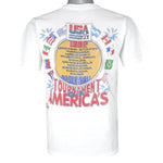 NBA (Salem) - USA Dream Team Basketball Caricature T-Shirt 1991 Medium Vintage Retro Basketball