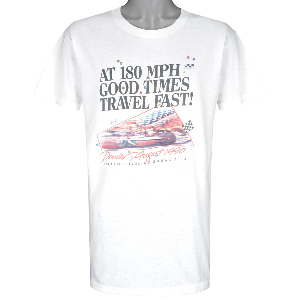 Vintage - At 180 MPH Good Times Travel Fast Vintage Retro