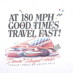 Vintage - At 180 MPH Good Times Travel Fast T-Shirt 1989 Vintage Retro
