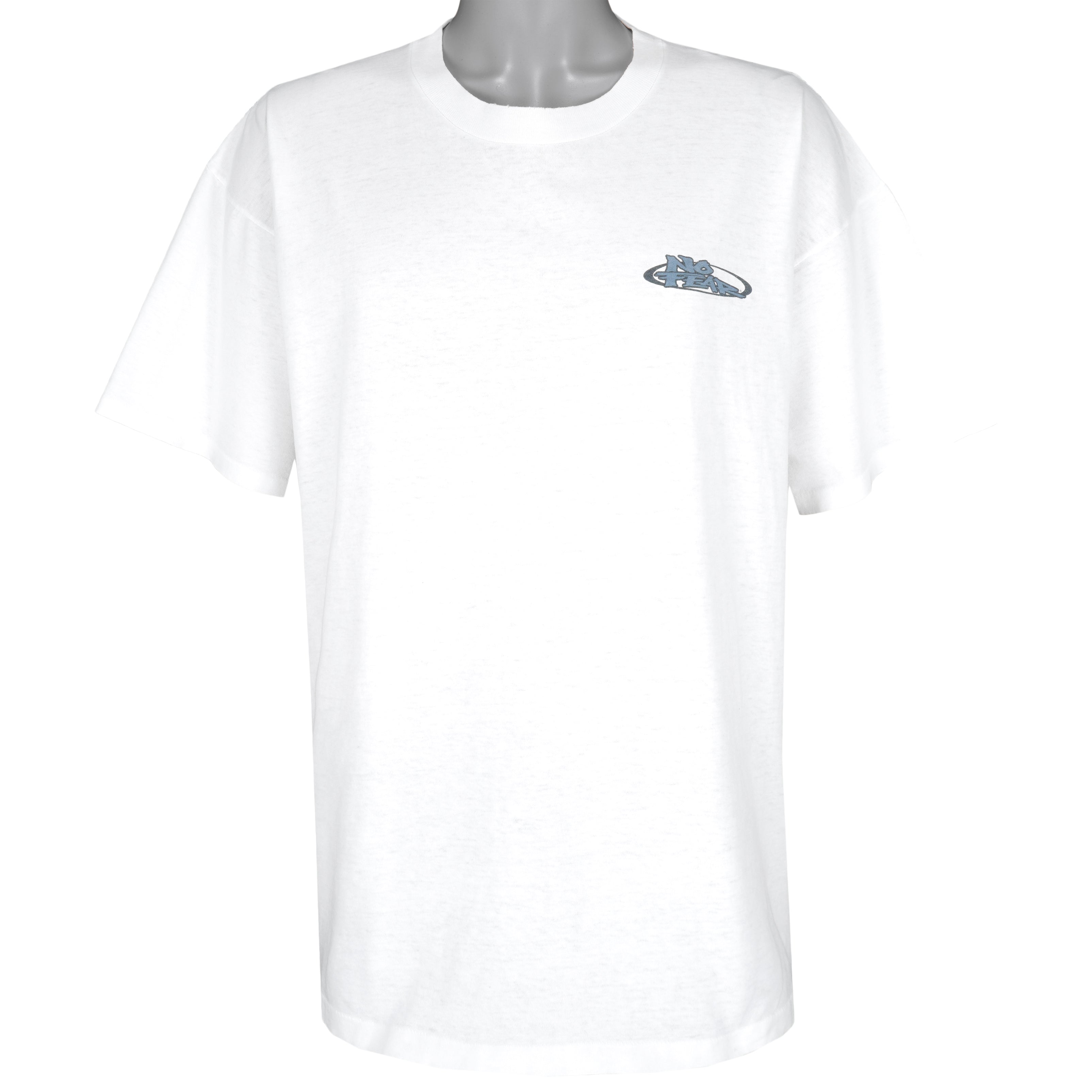 Vintage (No Fear) - Big Logo Single Stitch T-Shirt 1990s X-Large Vintage Retro