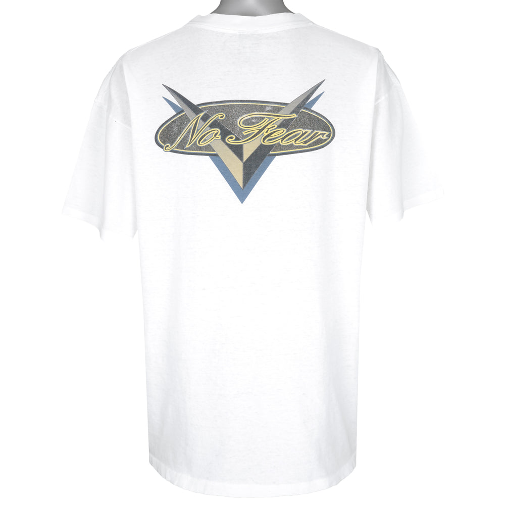 Vintage (No Fear) - Big Logo Single Stitch T-Shirt 1990s X-Large Vintage Retro