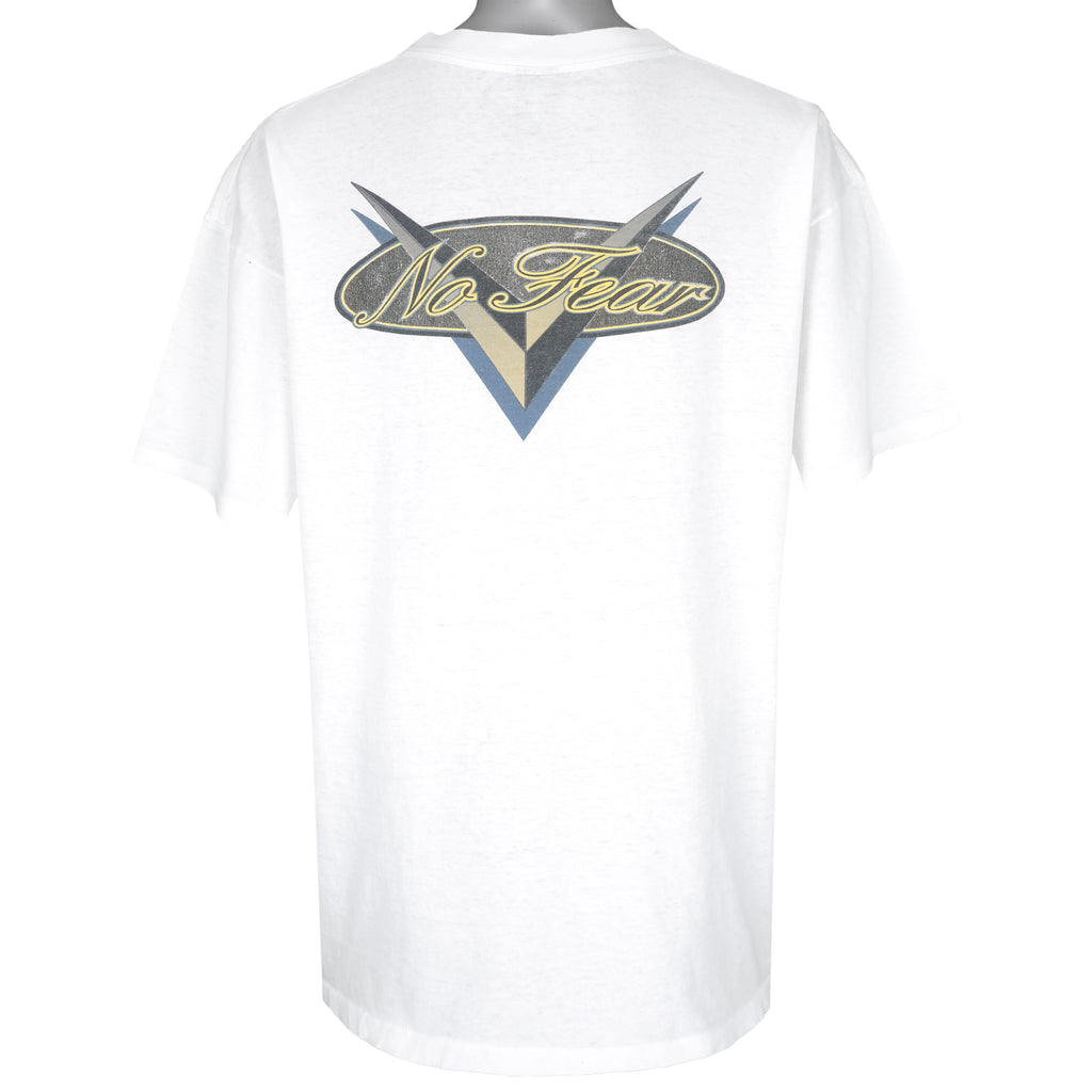Vintage (No Fear) - Big Logo Single Stitch T-Shirt 1990s X-Large Vintage Retro
