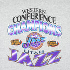 NBA (True-Fan) - Utah Jazz Champs T-Shirt 1997 X-Large Vintage Retro Basketball